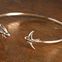 Swallow Bangle On A Personalised Gift Card, thumbnail 4 of 12
