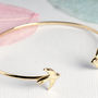 Swallow Bangle On A Personalised Gift Card, thumbnail 2 of 12