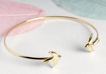 Swallow Bangle On A Personalised Gift Card, 2 of 12