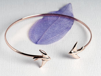 Swallow Bangle On A Personalised Gift Card, 3 of 12