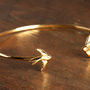 Swallow Bangle On A Personalised Gift Card, thumbnail 5 of 12