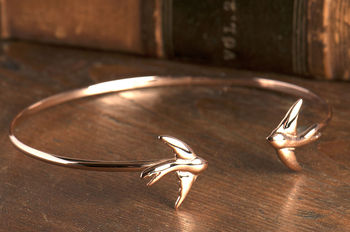 Swallow Bangle On A Personalised Gift Card, 6 of 12
