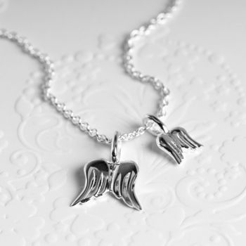 Angel Wing Sterling Silver Necklace, 4 of 11