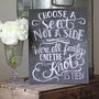 Choose A Seat Not A Side Wedding Ceremony Print, thumbnail 2 of 2