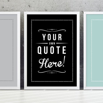 Personalised Quote 'In Your Own Words' Retro Art Print, 7 of 7