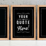 Personalised Quote 'In Your Own Words' Retro Art Print, thumbnail 2 of 7