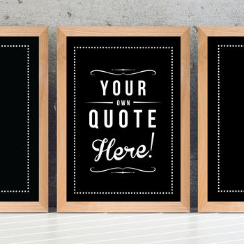 Personalised Quote 'In Your Own Words' Retro Art Print, 2 of 7
