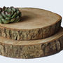 Wooden Tree Slice Wedding Centrepiece Or Cake Stand, thumbnail 11 of 11