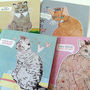 Cat Note Cards, thumbnail 1 of 5