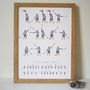Personalised 'Daddy Loves Golf' Semaphore Print, thumbnail 1 of 4