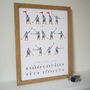 Personalised 'Daddy Loves Golf' Semaphore Print, thumbnail 2 of 4