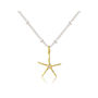 Hydra Yellow Gold And Diamond Starfish Pendant, thumbnail 1 of 2