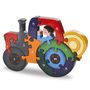 Handmade Wooden Number Tractor Puzzle, thumbnail 1 of 3