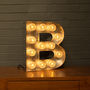 Light Up Marquee Bulb Letters B, thumbnail 1 of 6