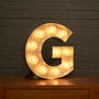 Light Up Marquee Bulb Letters G, thumbnail 1 of 6