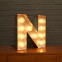 Light Up Marquee Bulb Letters N, thumbnail 1 of 6