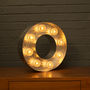 Light Up Marquee Bulb Letters O, thumbnail 1 of 6