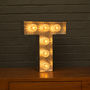 Light Up Marquee Bulb Letters T, thumbnail 1 of 6