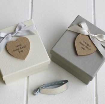 Personalised Tooth, Curl And Birth Bracelet Boxes, 4 of 5