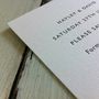 Letterpress Save The Date Card, thumbnail 7 of 7