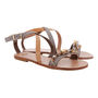 Anemone Handmade Strap Leather Sandals, thumbnail 3 of 8