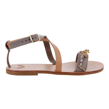 Anemone Handmade Strap Leather Sandals, 4 of 8