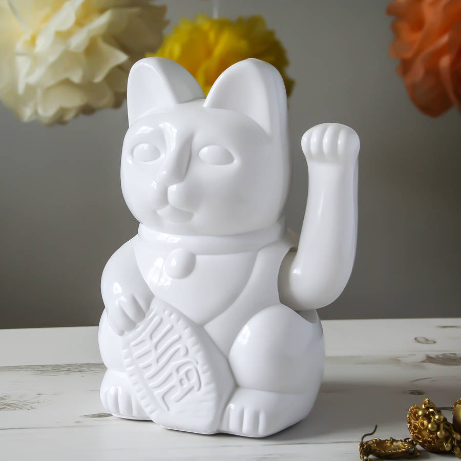 japanese waving good luck cat by bonnie and bell | notonthehighstreet.com