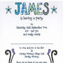Personalised Childrens Monkey Boy Party Invitations, thumbnail 5 of 5
