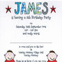 Personalised Childrens Footballer Party Invitations, thumbnail 6 of 6