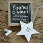 Personalised Wooden Teacher Star, thumbnail 1 of 2