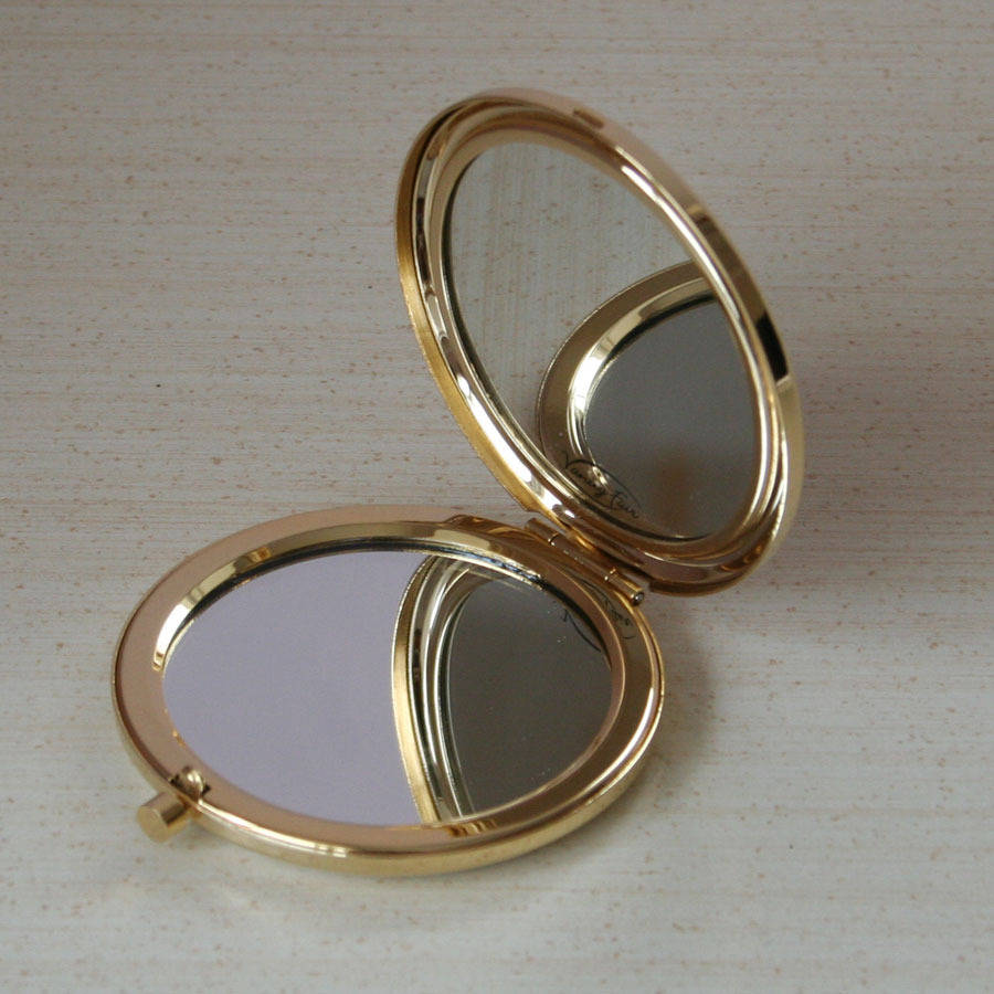 Engraved Gold Compact Mirror Celebrate Style By Gifts Online4 U