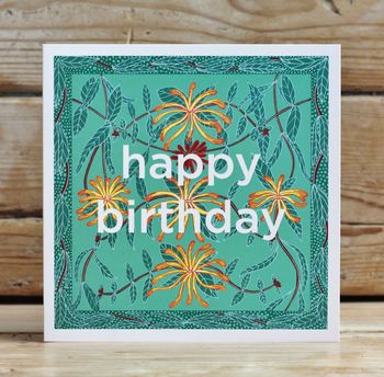 A Pack Of Six Mixed 'Happy Birthday' Cards, 3 of 4