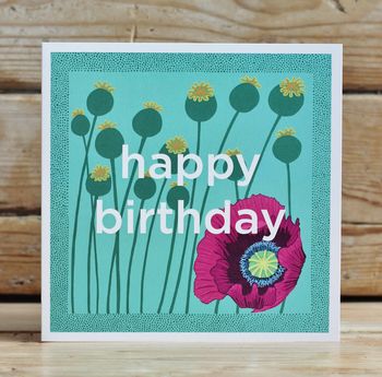 A Pack Of Six Mixed 'Happy Birthday' Cards, 4 of 4