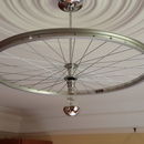 Bike Wheel Ceiling Light By Vyconic | notonthehighstreet.com