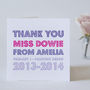 Personalised Teacher Thank You Card, thumbnail 2 of 4