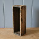 small wooden storage container by homestead store | notonthehighstreet.com