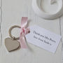 Heart Keyring Teacher Gift And Personalised Tag, thumbnail 1 of 3