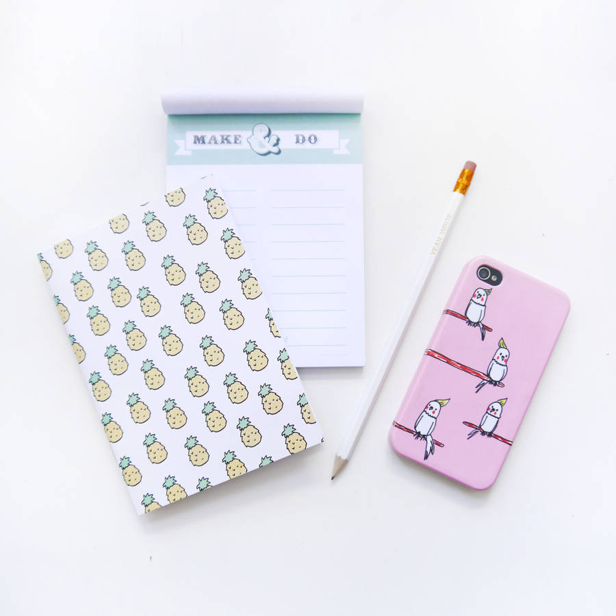 Tropical Pineapple Notebook, 1 of 4