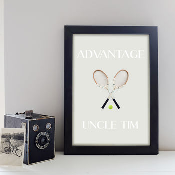 Personalised Tennis Print, 5 of 6