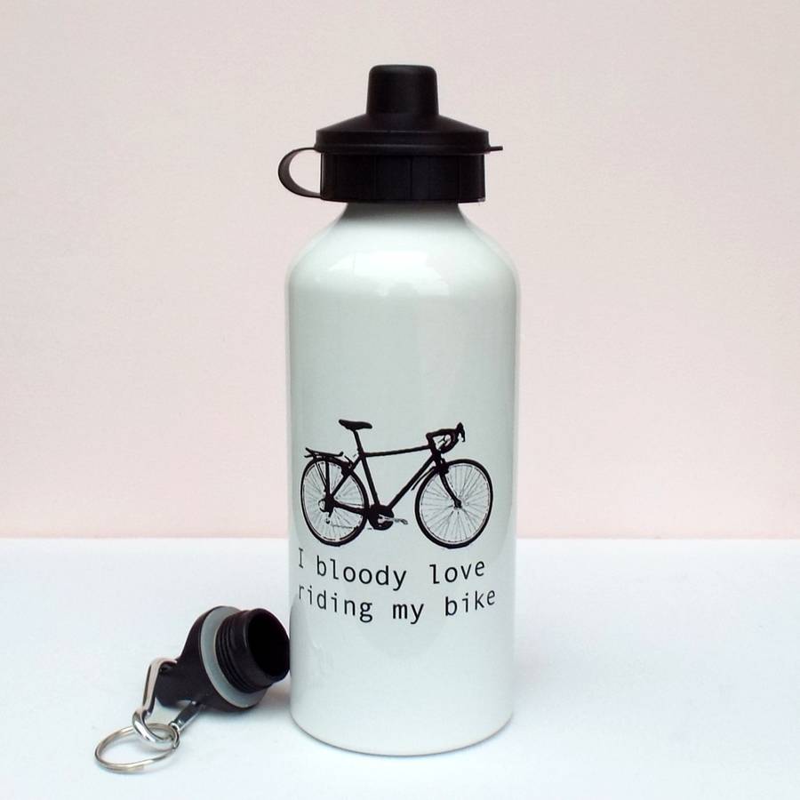 'Bike Bottle' Water Bottle By Kelly Connor Designs