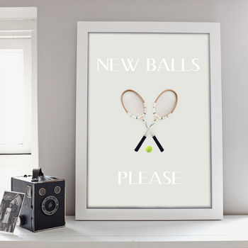 Personalised Tennis Print, 3 of 6