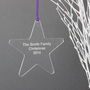 Personalised Family Star Christmas Decoration, thumbnail 1 of 3