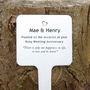 Personalised Tree Plaque Or Garden Marker, thumbnail 1 of 4