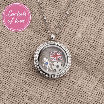 Lockets Of Love Charm Locket Necklace, 9 of 12