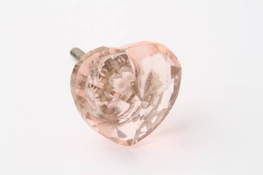 crystal heart drawer knob by french grey interiors