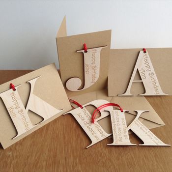 Personalised Initial Letter Birthday Cards, 8 of 12
