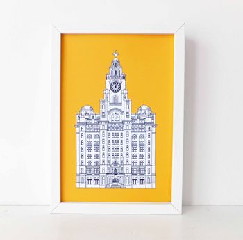 Liver Building, Liverpool Print, 9 of 11