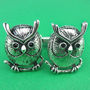 Wise Owl Cufflinks, thumbnail 1 of 2