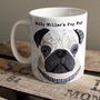 Pug Dog Personalised Mug, thumbnail 5 of 12