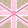 Pink Union Flag Magnetic Noticeboard, thumbnail 2 of 3